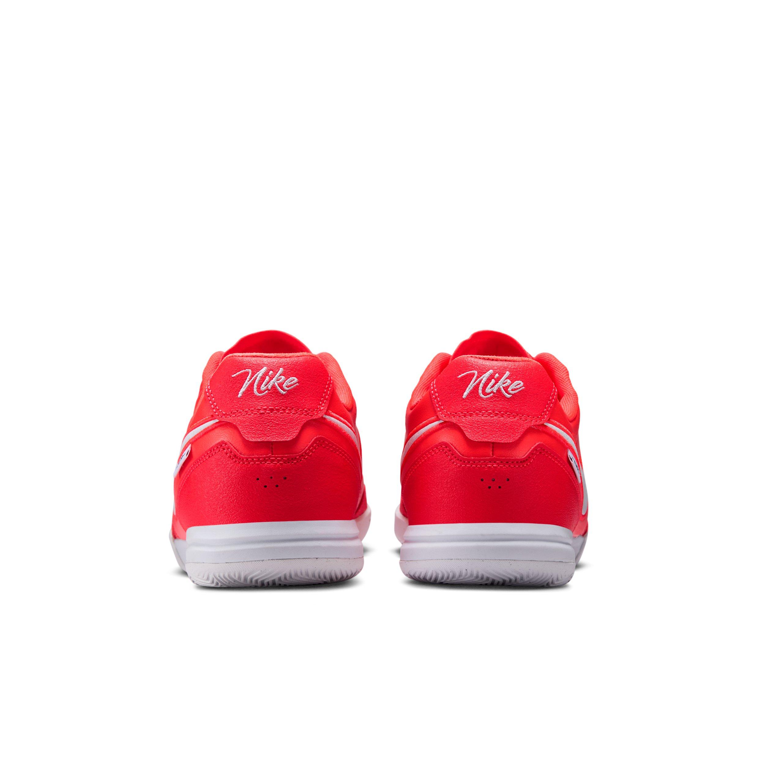 Nike Tiempo Streetgato IC "Bright Crimson/White/White" Men's Soccer Shoe - CRIMSON/WHITE/WHITE