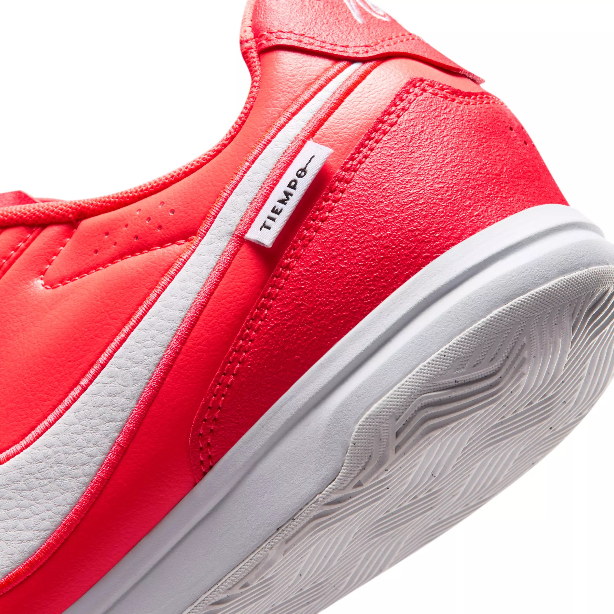 Nike Tiempo Streetgato IC "Bright Crimson/White/White" Men's Soccer Shoe - CRIMSON/WHITE/WHITE