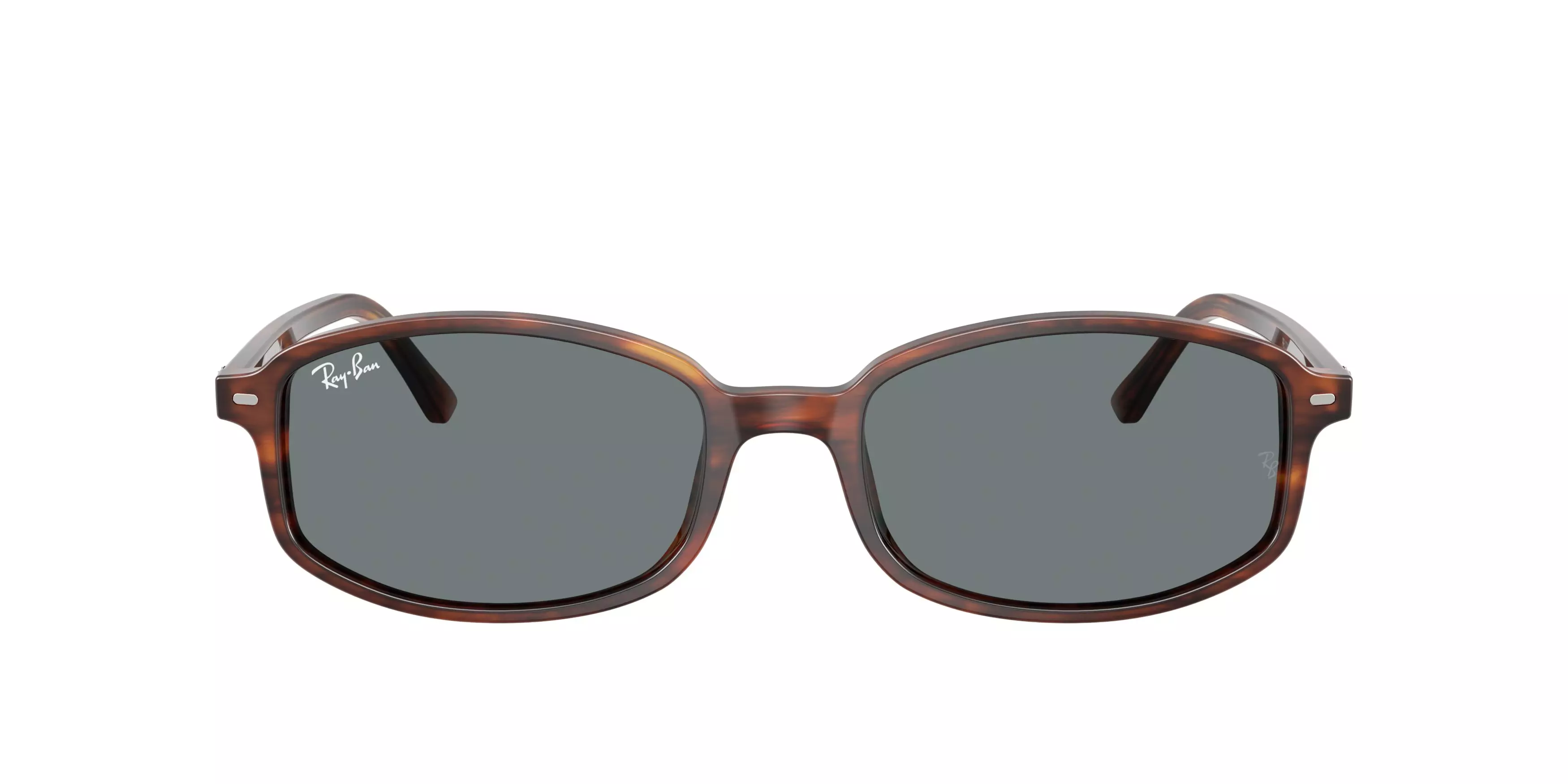 Ray-Ban RB2232 Blue Sunglasses – Striped Havana - BROWN