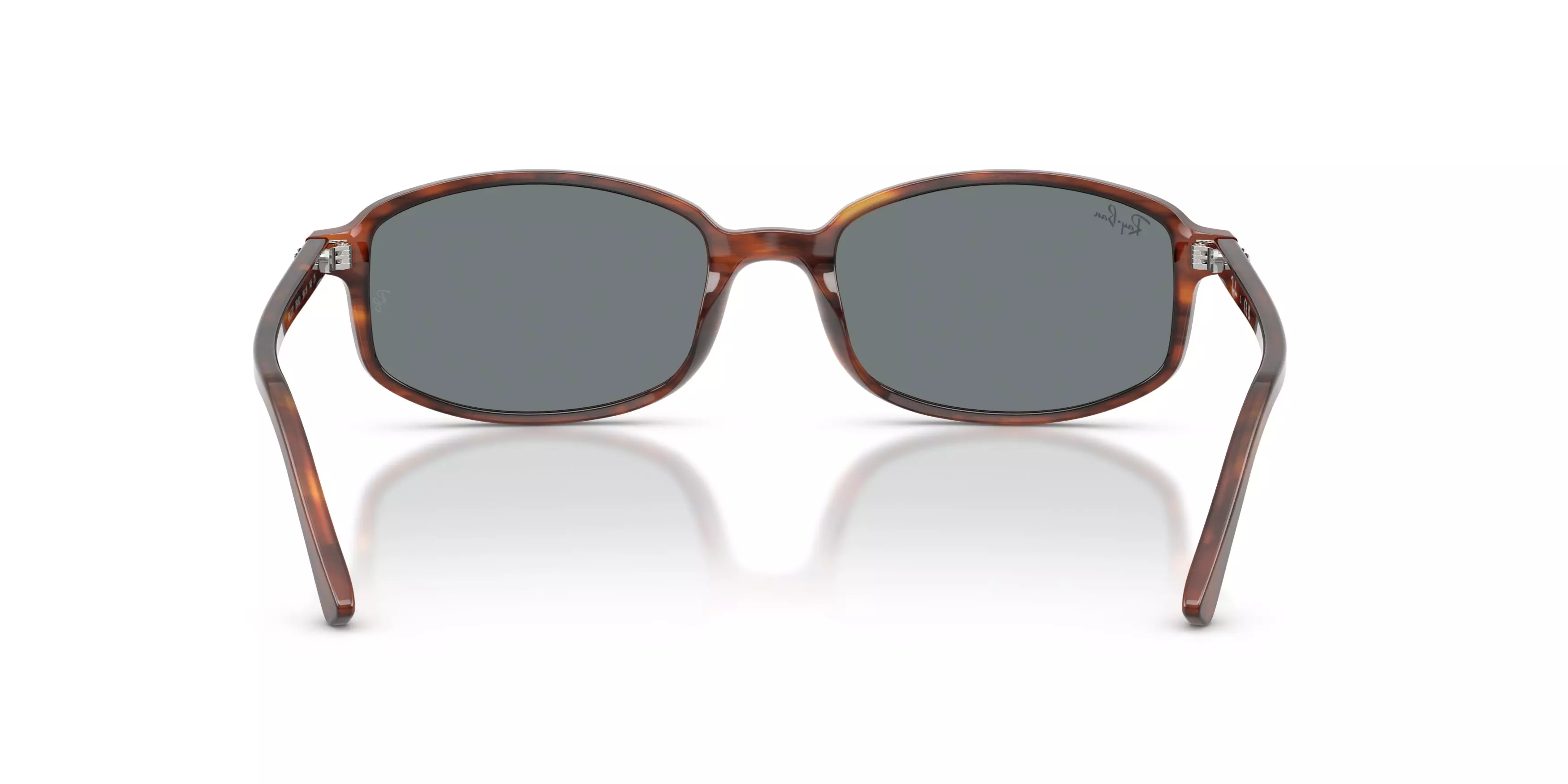 Ray-Ban RB2232 Blue Sunglasses – Striped Havana - BROWN