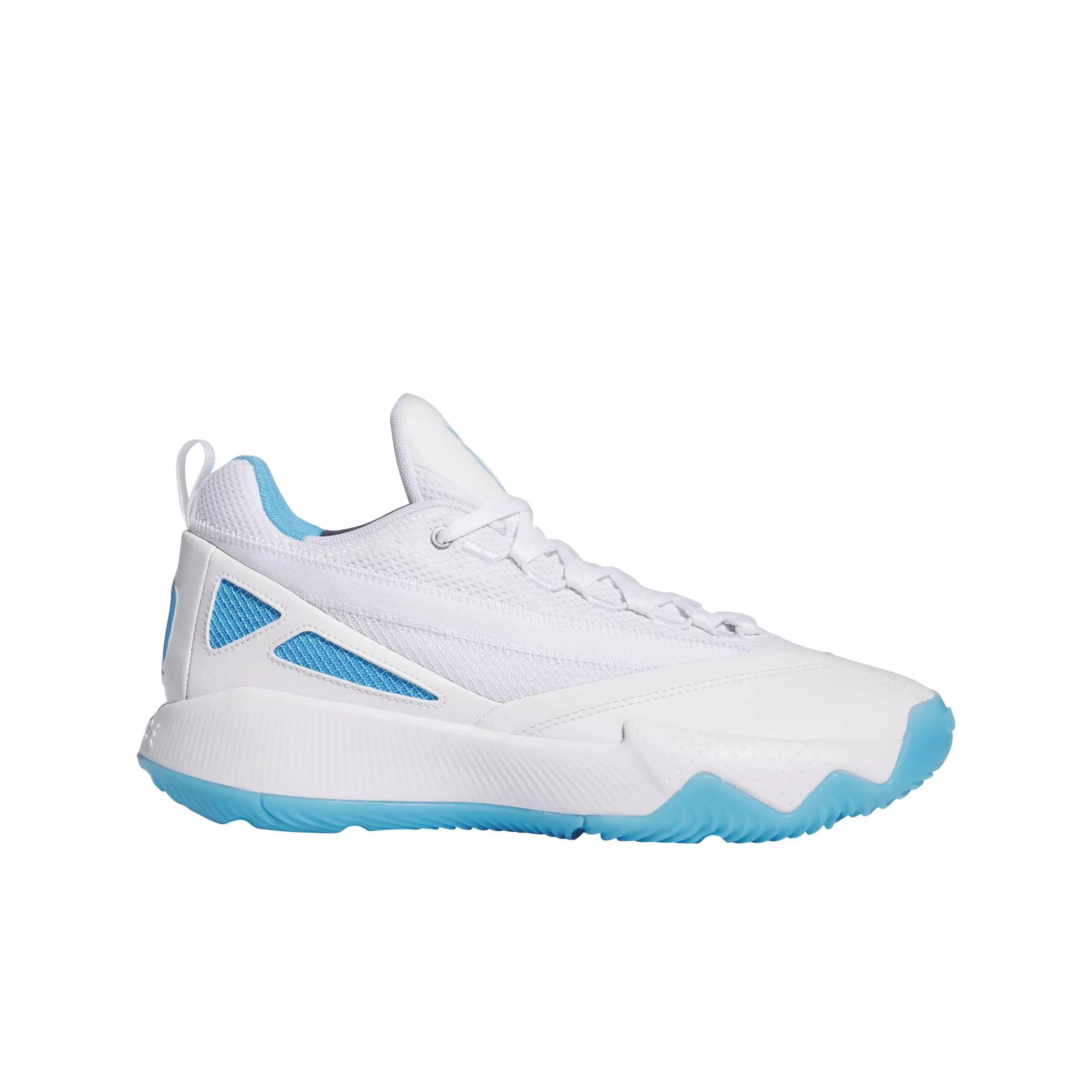 adidas Dame Certified 2 Low "Ftwr White/Blue Burst/Silver Metallic" Men's Basketball Shoe - WHITE/BLUE/SILVER