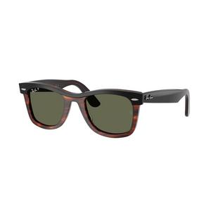 Ray-Ban Wayfarer Green Polarized Sunglasses – Black on Havana