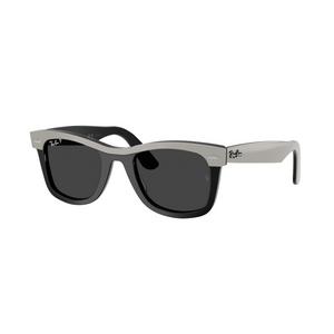 Ray-Ban Wayfarer Black Polarized Sunglasses – Grey on Black