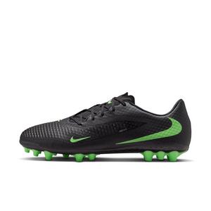 Nike Phantom 6 Low Academy AG "Black/Black/Illusion Green" Men's Soccer Cleat - BLACK/BLACK/GREEN
