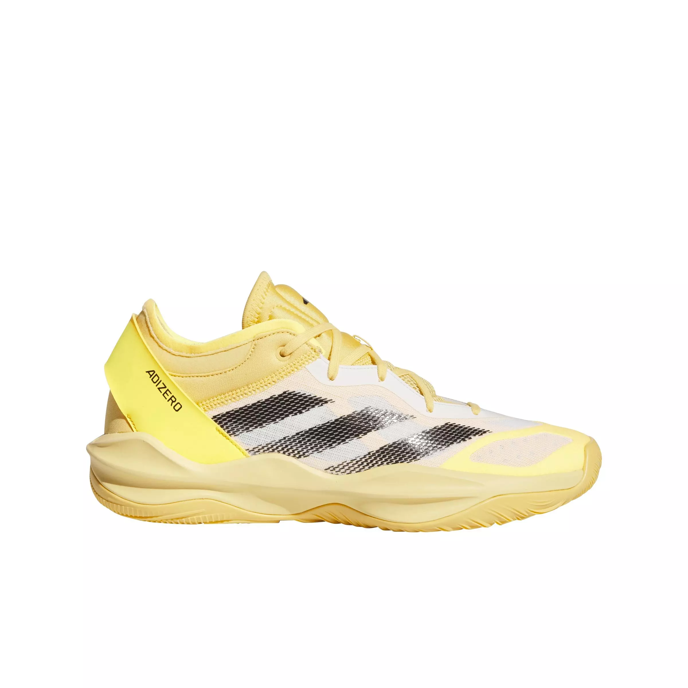 adidas Adizero Select 2.0 Low "Semi Spark/Core Black/Cloud White" Men's Basketball Shoe - SPARK/BLACK/WHITE