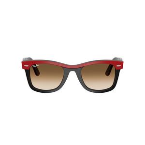 Ray-Ban Wayfarer Brown Gradient Sunglasses &ndash; Red on Black
