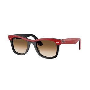 Ray-Ban Wayfarer Brown Gradient Sunglasses &ndash; Red on Black