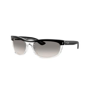 Ray-Ban Balorama Transparent Shaded Grey Sunglasses – Black on Transparent