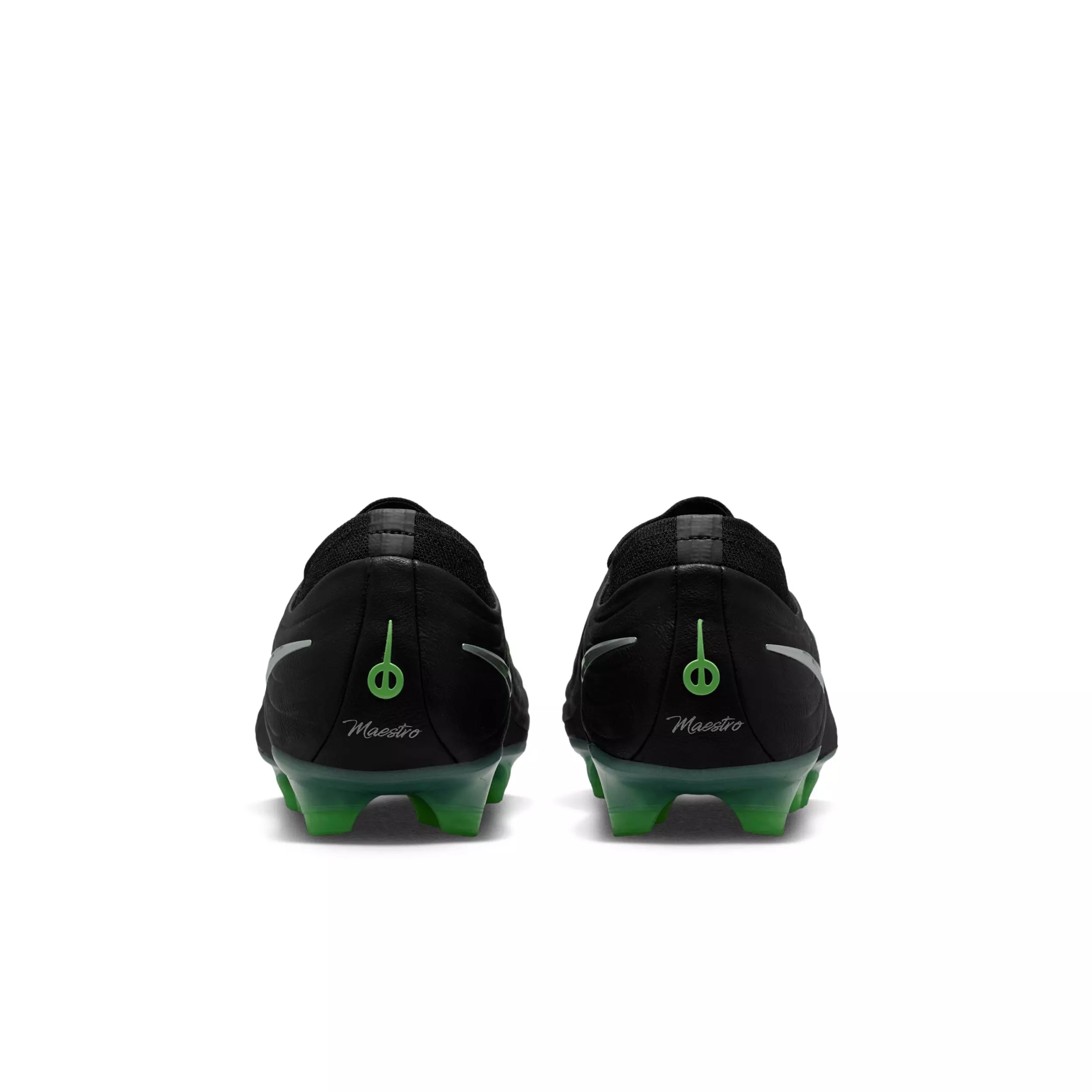 Nike Tiempo Maestro Elite FG "Black/Black/Illusion Green" Men's Soccer Cleat - BLACK/BLACK/GREEN