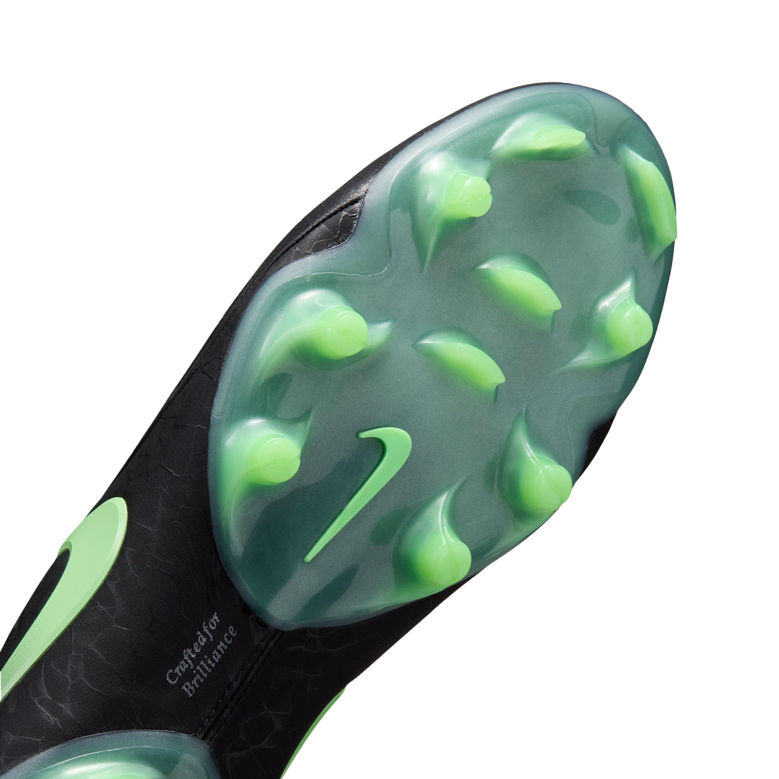 Nike Tiempo Maestro Elite FG "Black/Black/Illusion Green" Men's Soccer Cleat - BLACK/BLACK/GREEN Thumbnail View 7