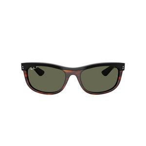 Ray-Ban Balorama Green Polarized Sunglasses &ndash; Black on Havana