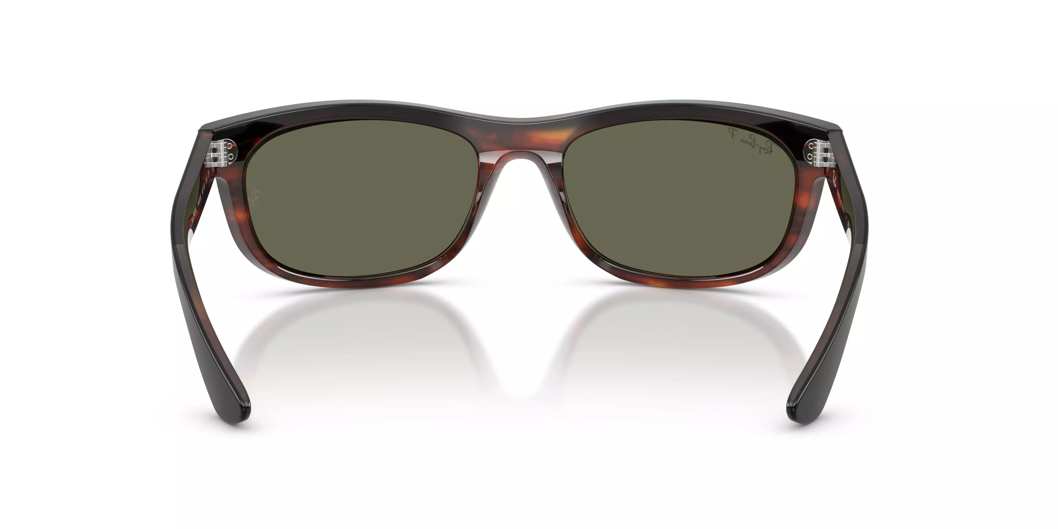 Ray-Ban Balorama Green Polarized Sunglasses – Black on Havana - BLACK/GREEN