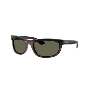 Ray-Ban Balorama Green Polarized Sunglasses &ndash; Black on Havana