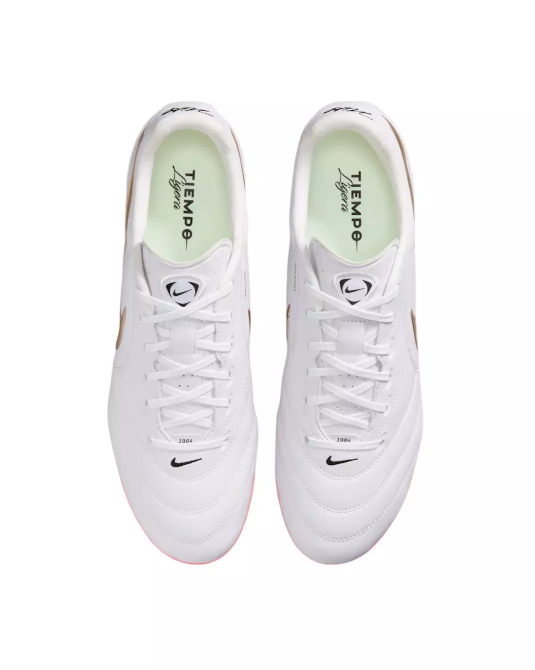 Nike Tiempo Ligera Pro FG "White/Bright Crimson/Blur" Men's Soccer Cleat - WHITE/CRIMSON/BLUR