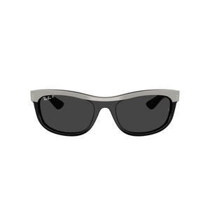 Ray-Ban Balorama Black Polarized Sunglasses &ndash; Grey On Black