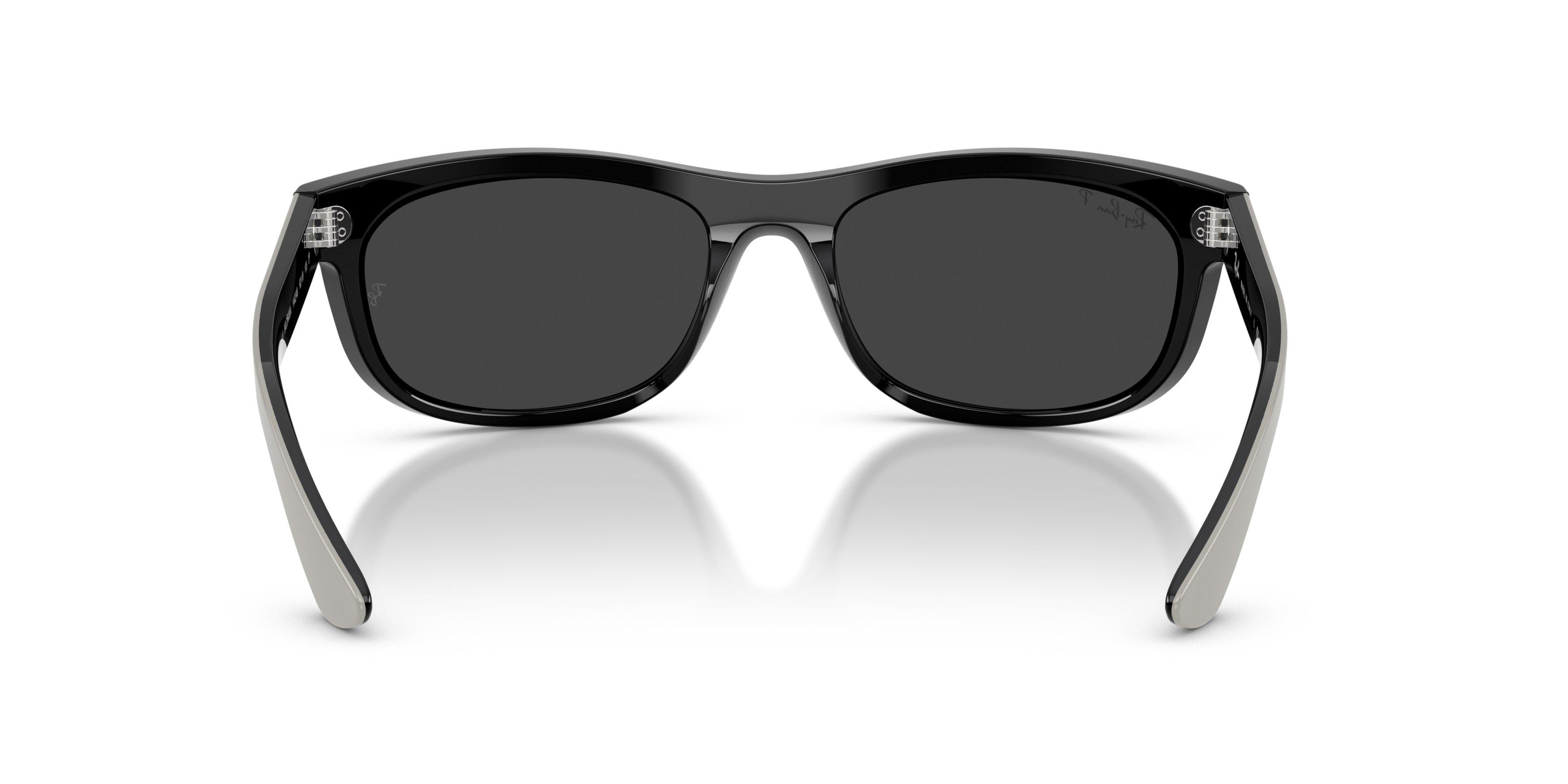 Ray-Ban Balorama Black Polarized Sunglasses &ndash; Grey On Black - GREY/BLACK Thumbnail View 3