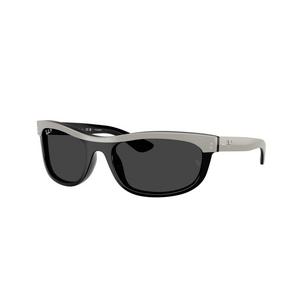 Ray-Ban Balorama Black Polarized Sunglasses &ndash; Grey On Black