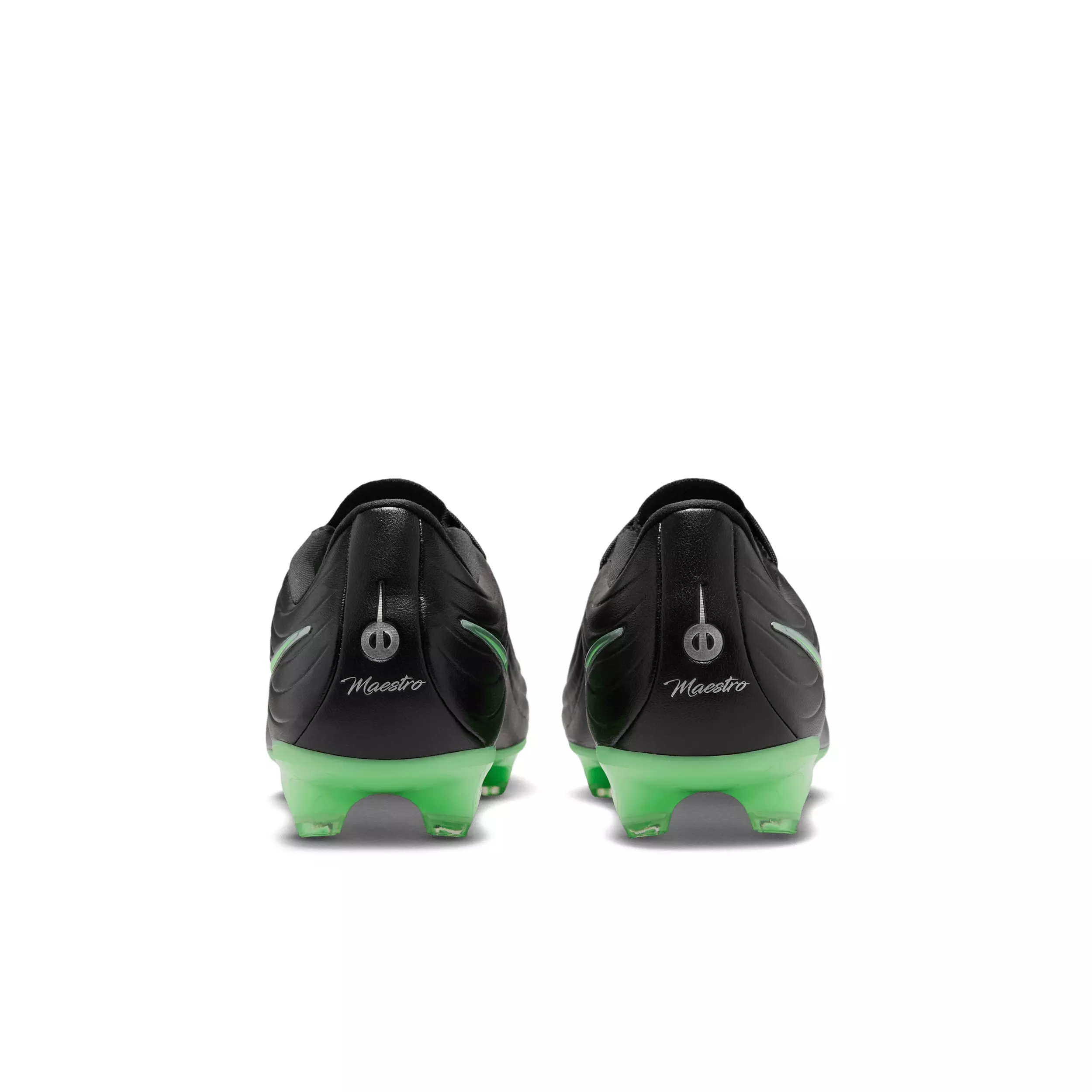 Nike Tiempo Maestro Academy MG "Black/Black/Illusion Green" Men's Soccer Cleat - BLACK/BLACK/GREEN