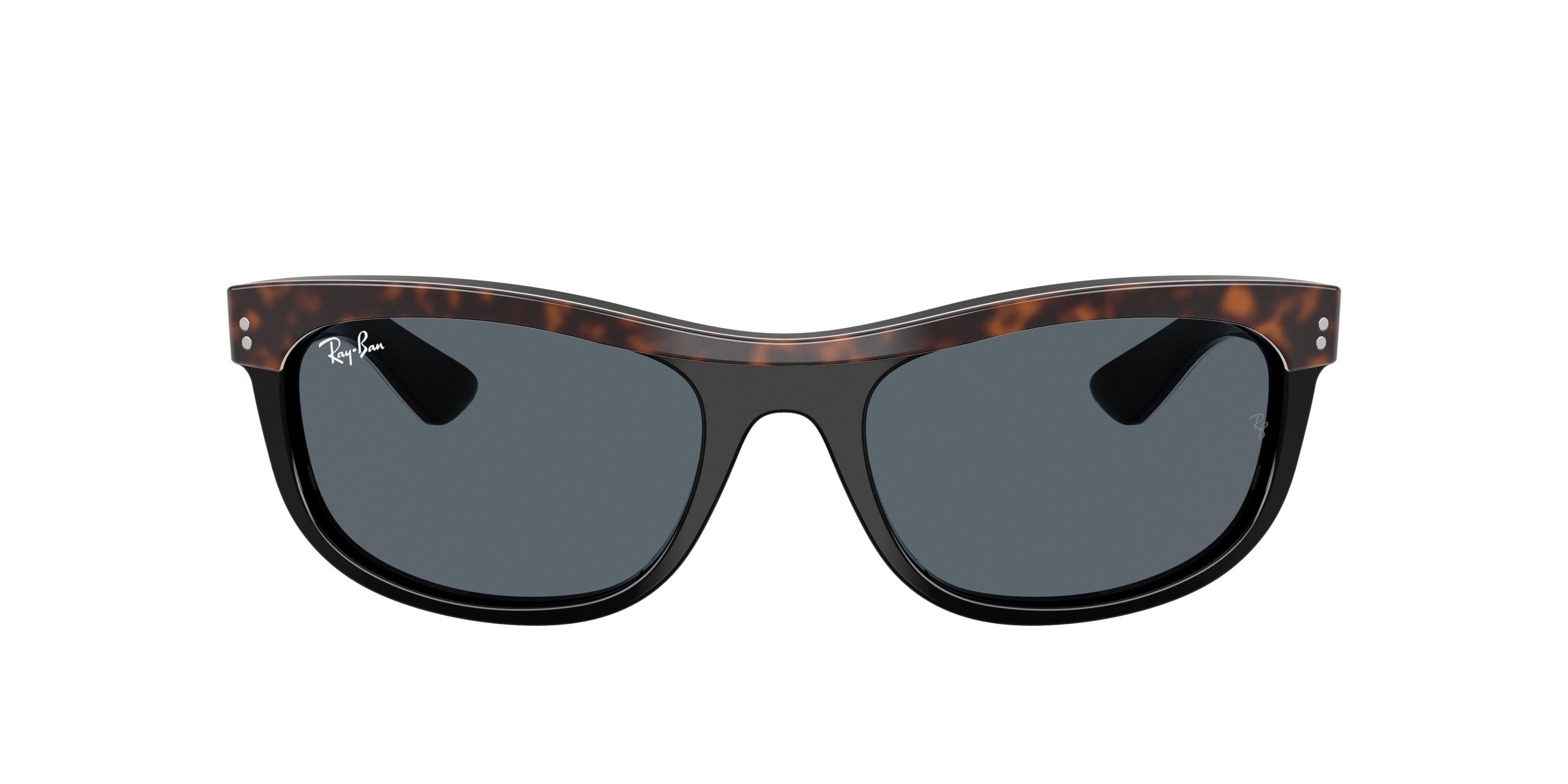 Ray-Ban Balorama Blue Sunglasses &ndash; Havana On Black - BLACK/BLUE Thumbnail View 2