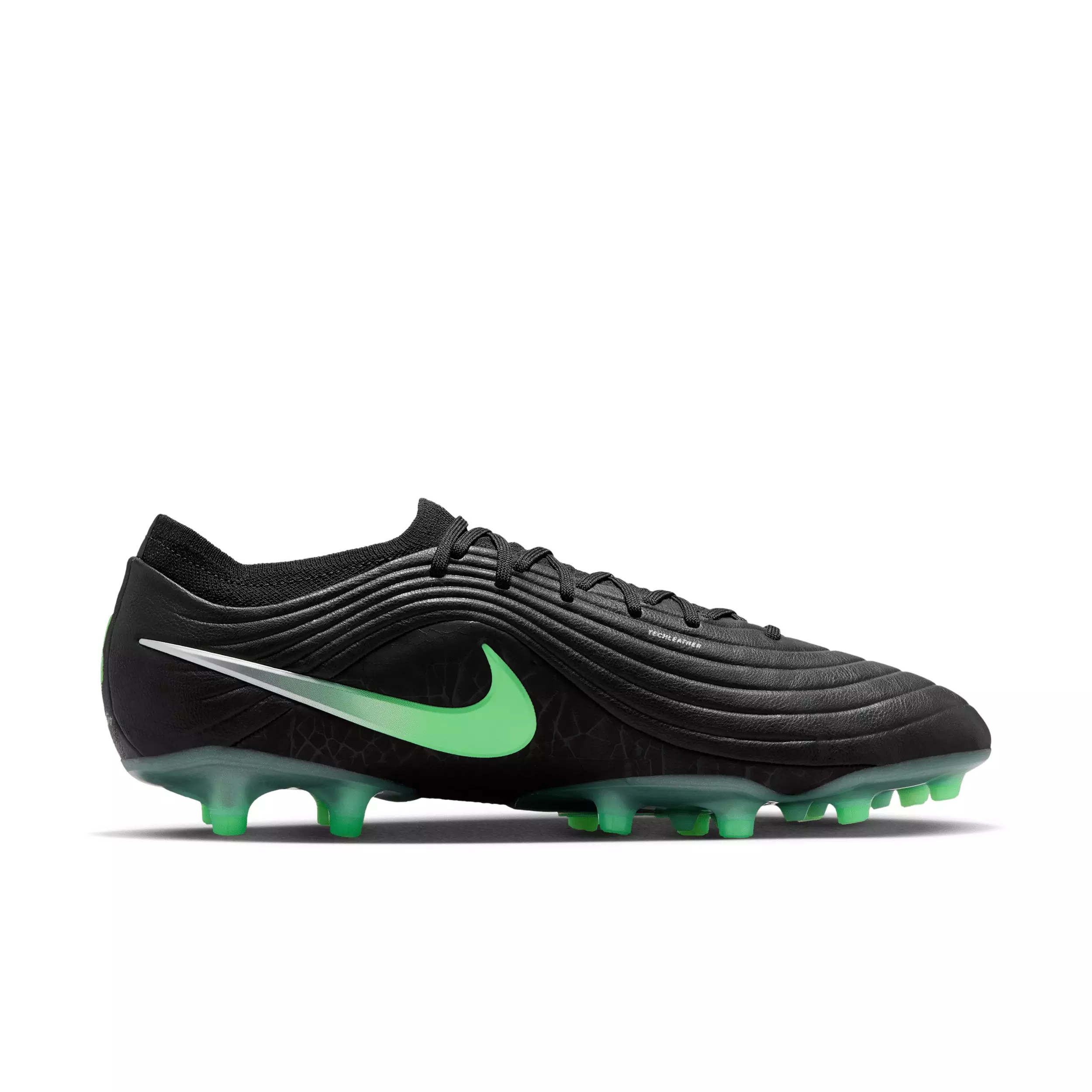 Nike Tiempo Maestro Elite AG "Black/Black/Illusion Green" Men's Soccer Cleat - BLACK/BLACK/GREEN