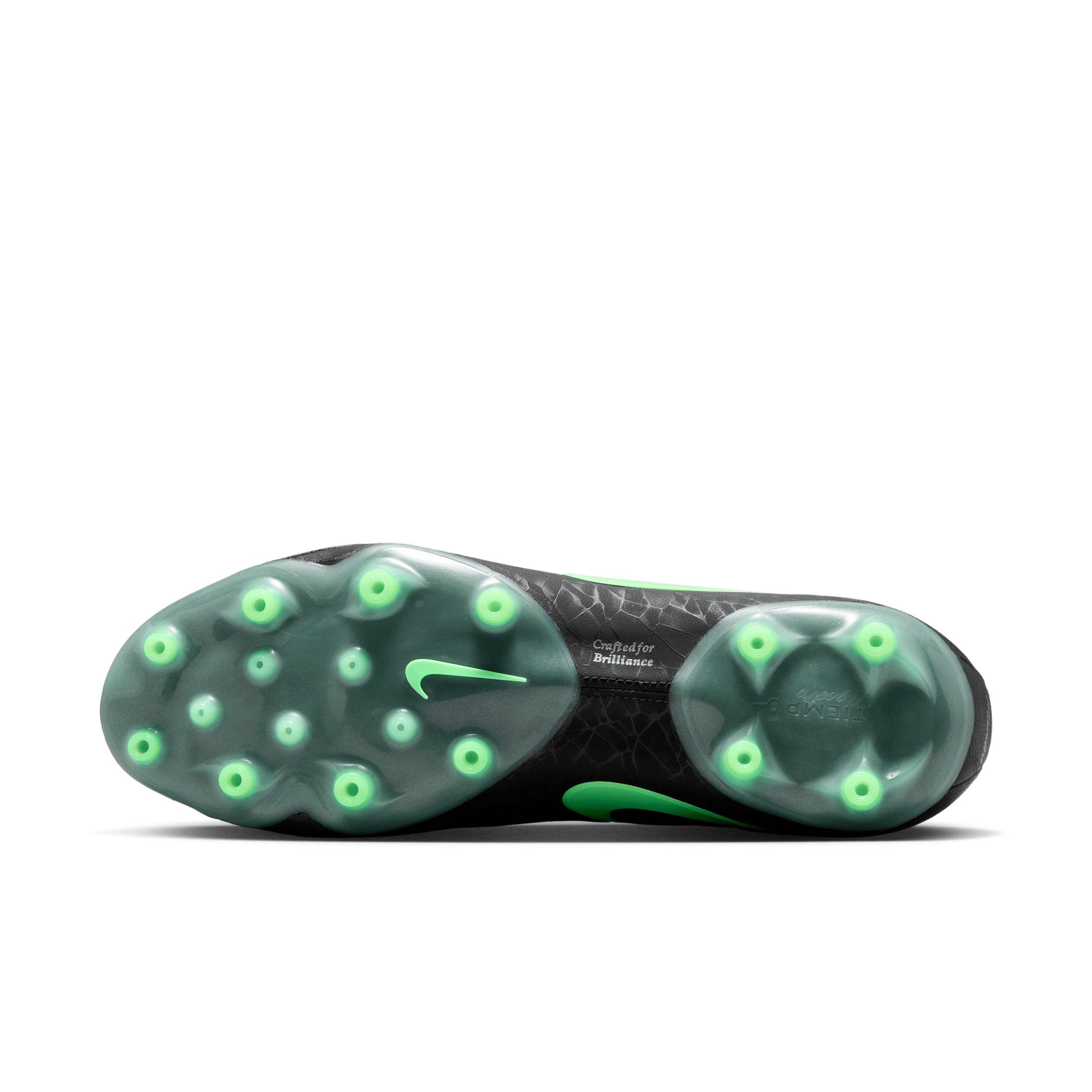 Nike Tiempo Maestro Elite AG "Black/Black/Illusion Green" Men's Soccer Cleat - BLACK/BLACK/GREEN Thumbnail View 6