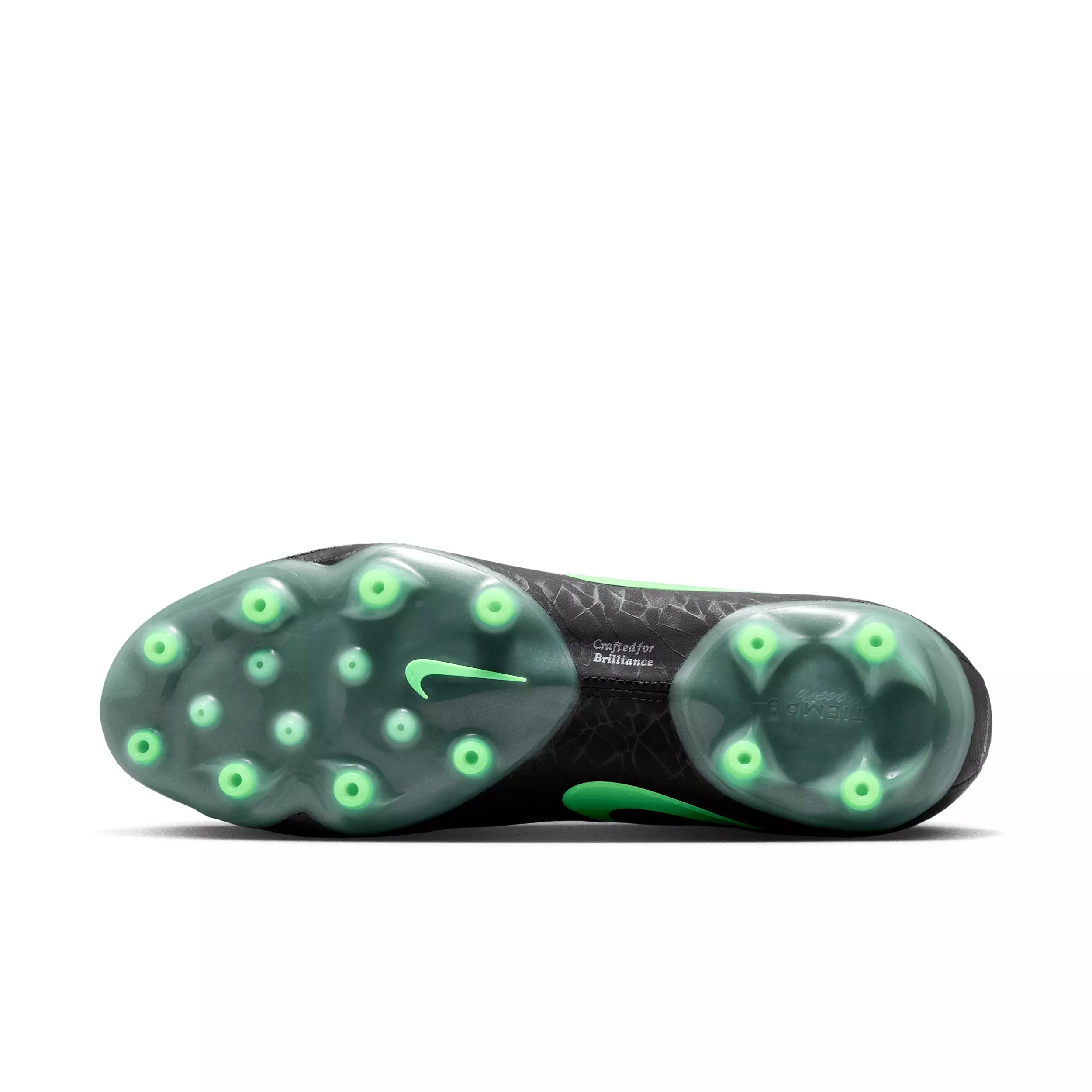 Nike Tiempo Maestro Elite AG "Black/Black/Illusion Green" Men's Soccer Cleat - BLACK/BLACK/GREEN