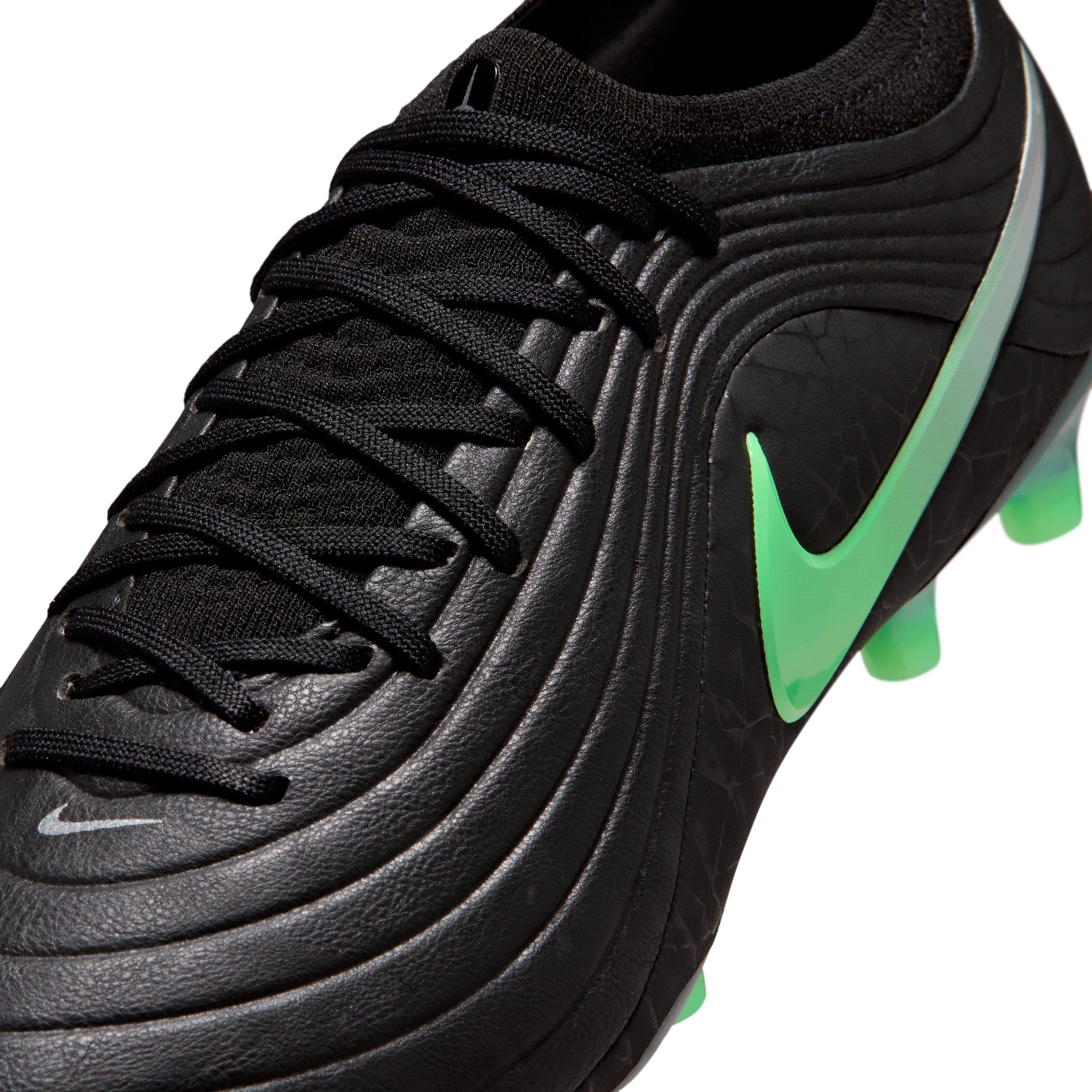 Nike Tiempo Maestro Elite AG "Black/Black/Illusion Green" Men's Soccer Cleat - BLACK/BLACK/GREEN Thumbnail View 8