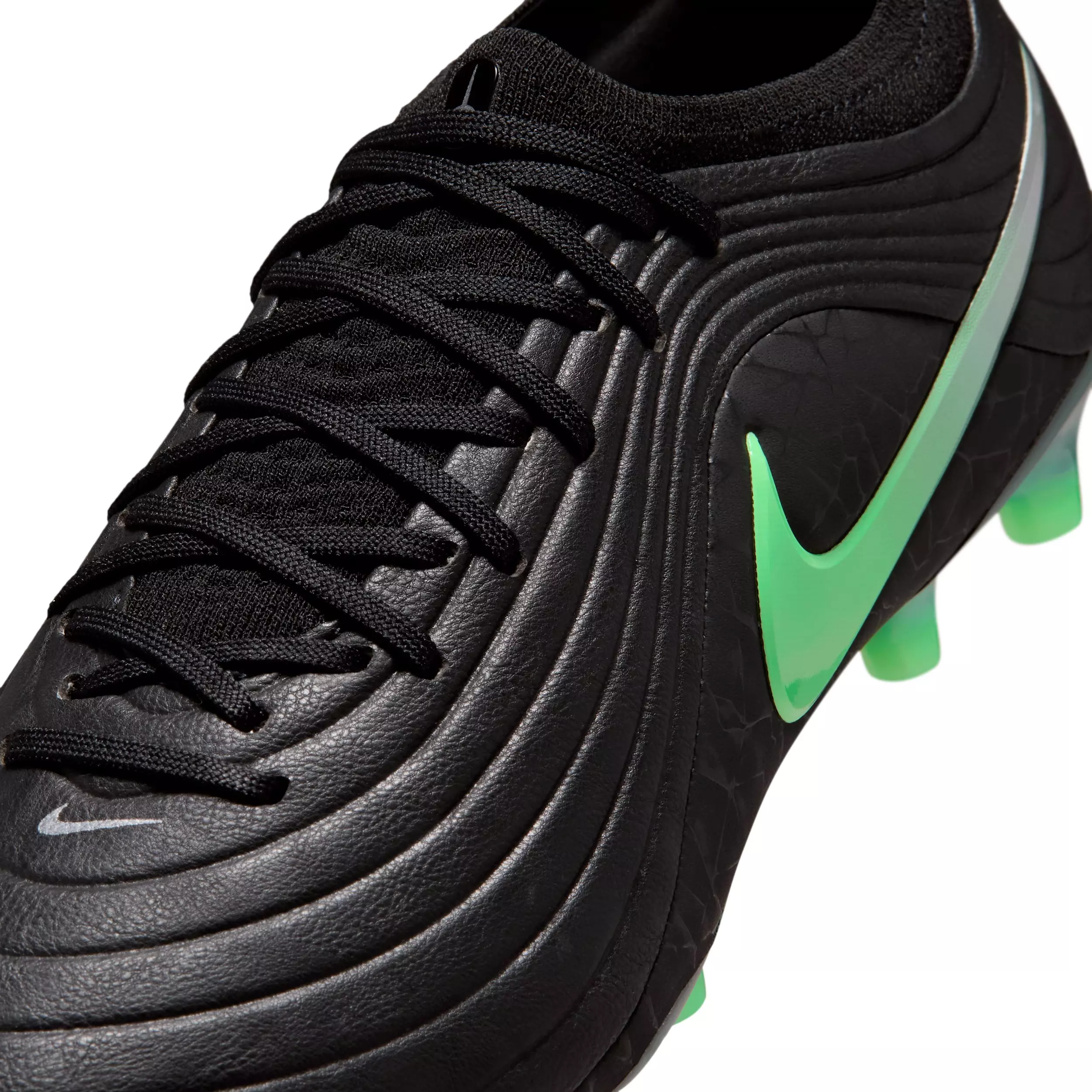 Nike Tiempo Maestro Elite AG "Black/Black/Illusion Green" Men's Soccer Cleat - BLACK/BLACK/GREEN