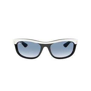 Ray-Ban Balorama Transparent Blue Gradient Sunglasses &ndash; White On Black