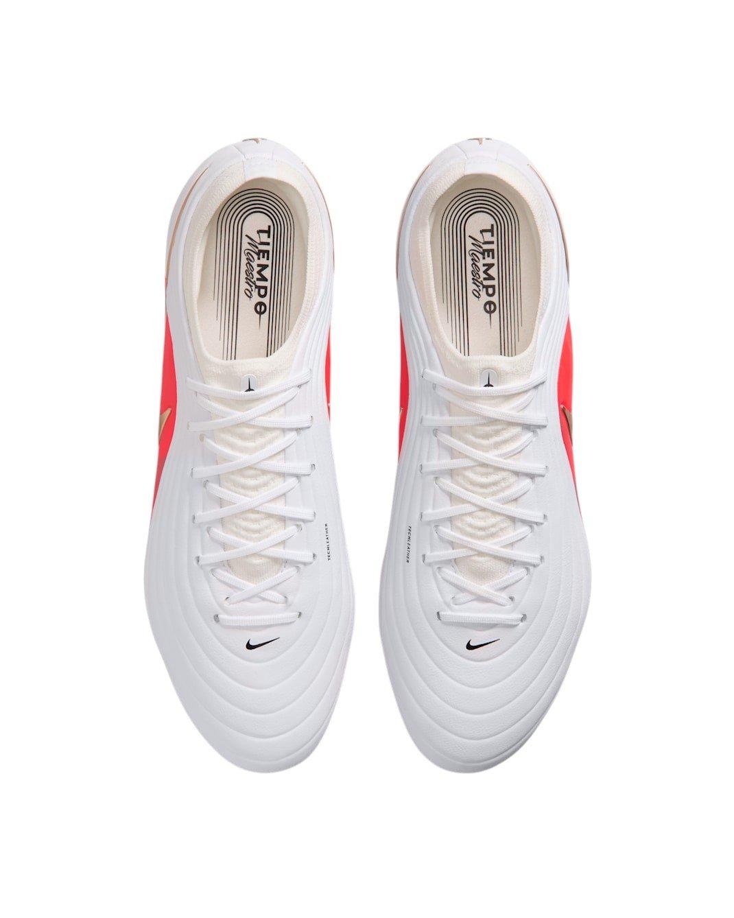 Nike Tiempo Maestro Elite AG "White/Bright Crimson/Blur" Men's Soccer Cleat - WHITE/CRIMSON/BLUR