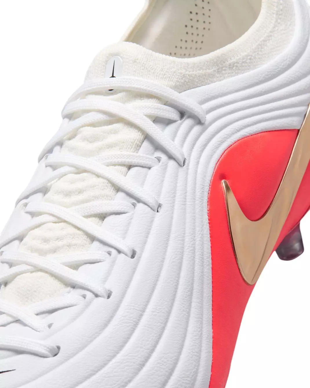 Nike Tiempo Maestro Elite AG "White/Bright Crimson/Blur" Men's Soccer Cleat - WHITE/CRIMSON/BLUR