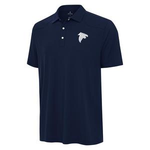 Antigua Men's Atlanta Falcons Western Polo-Navy