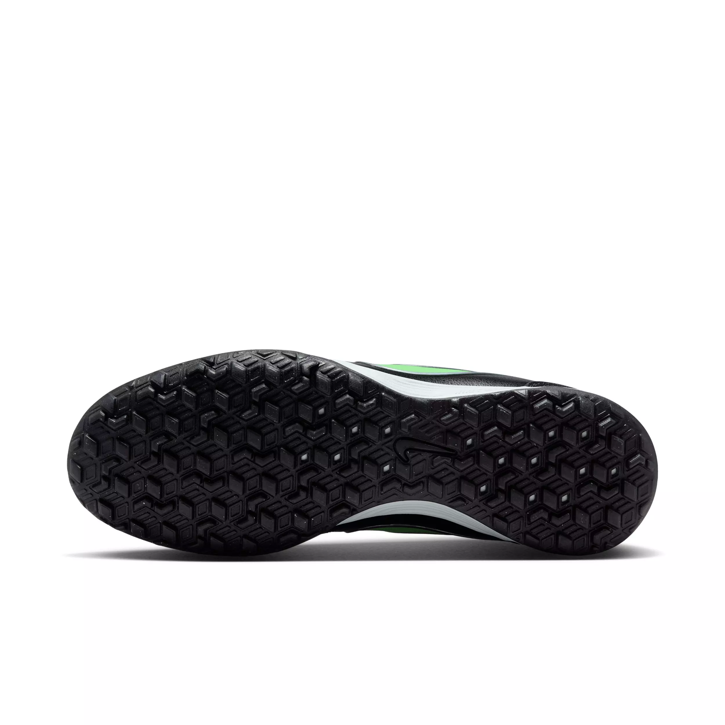 Nike Tiempo Ligera Pro Turf "Black/Black/Illusion Green" Men's Soccer Shoe - BLACK/BLACK/GREEN