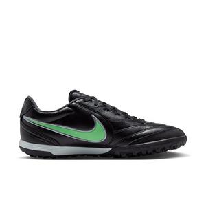 Nike Tiempo Ligera Pro Turf "Black/Black/Illusion Green" Men's Soccer Shoe - BLACK/BLACK/GREEN