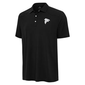 Antigua Men's Atlanta Falcons Western Polo-Black