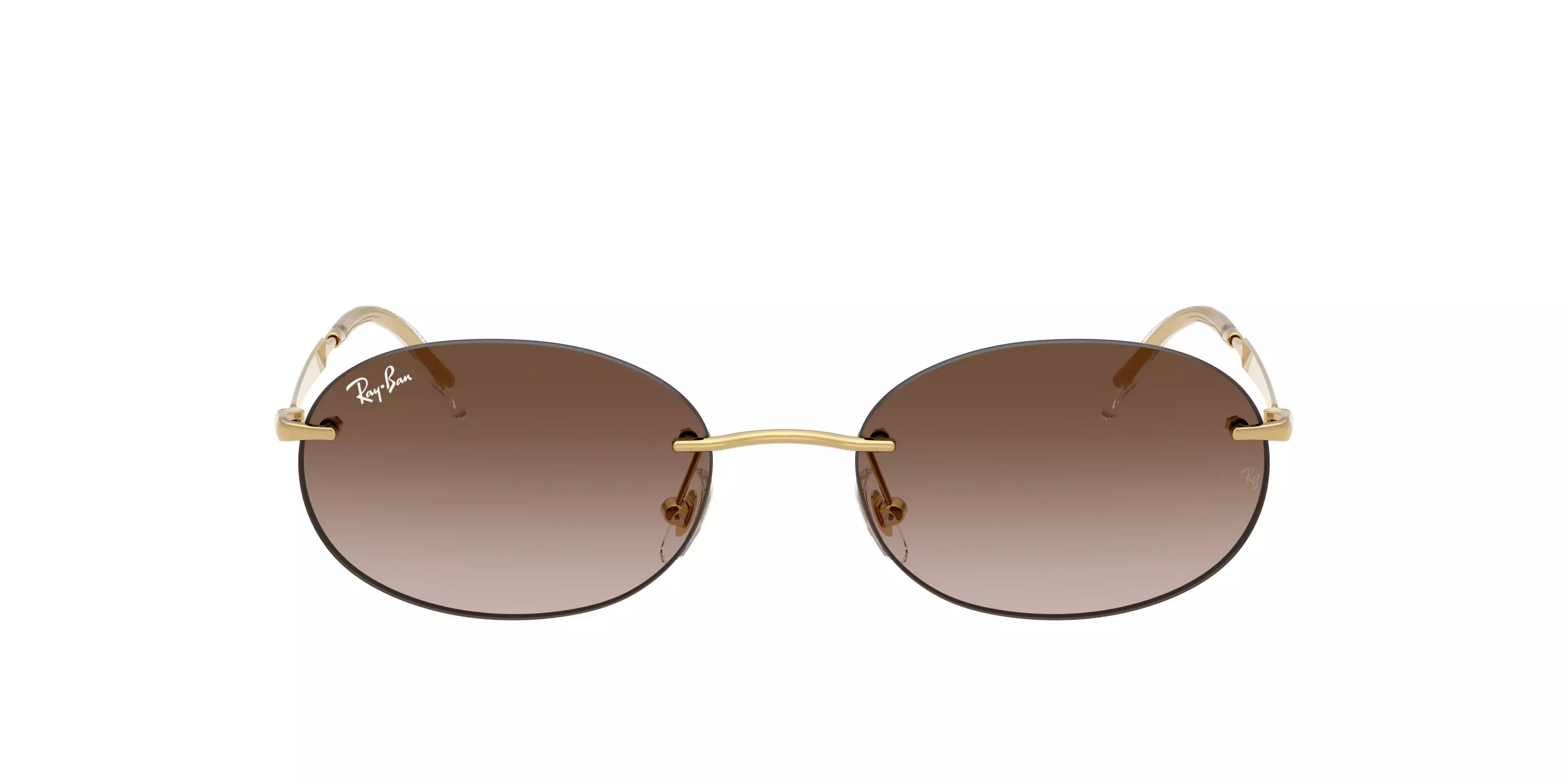 Ray-Ban RB3767 Brown Gradient Sunglasses – Arista Gold - GOLD/BROWN