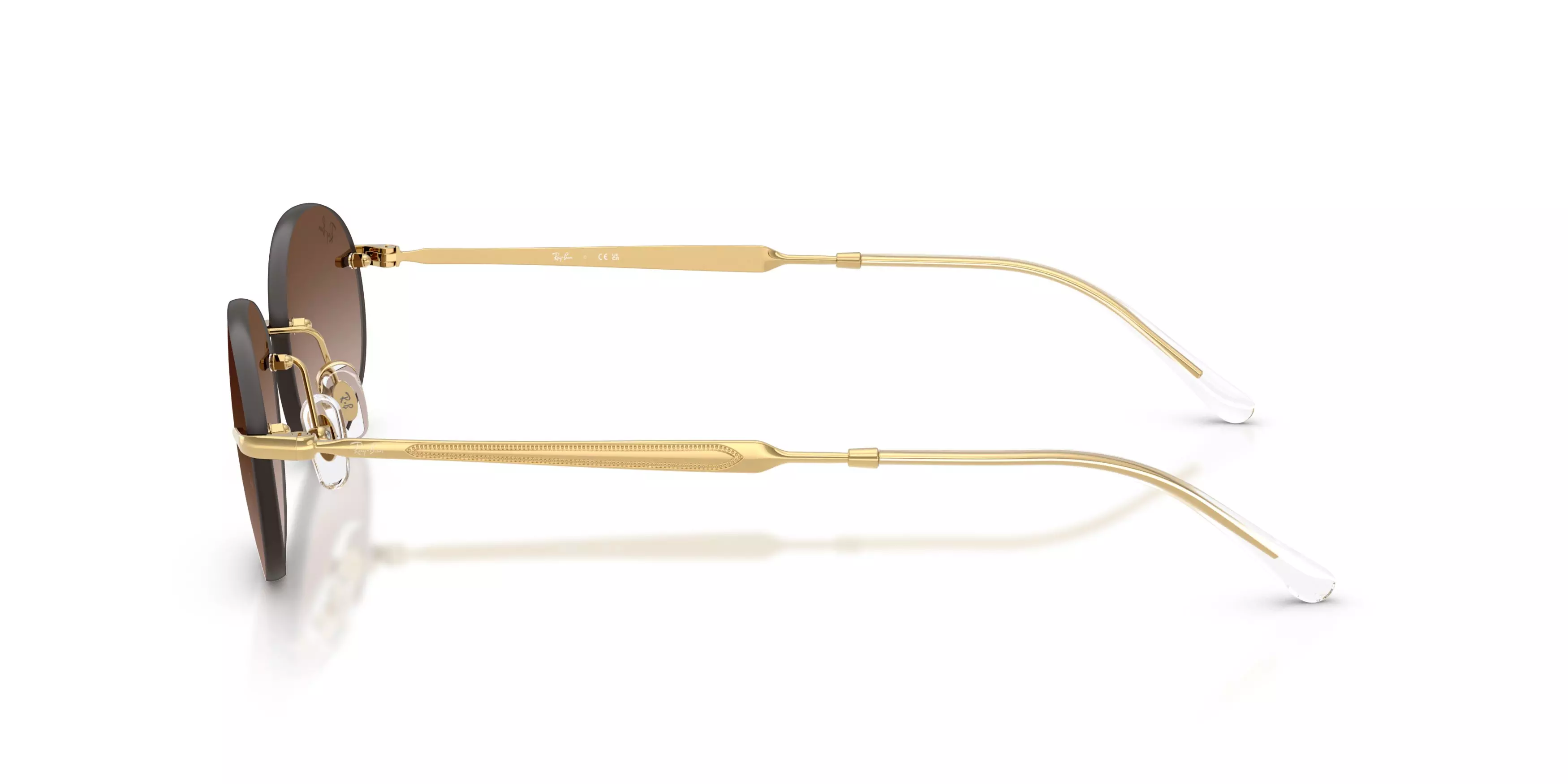 Ray-Ban RB3767 Brown Gradient Sunglasses – Arista Gold - GOLD/BROWN