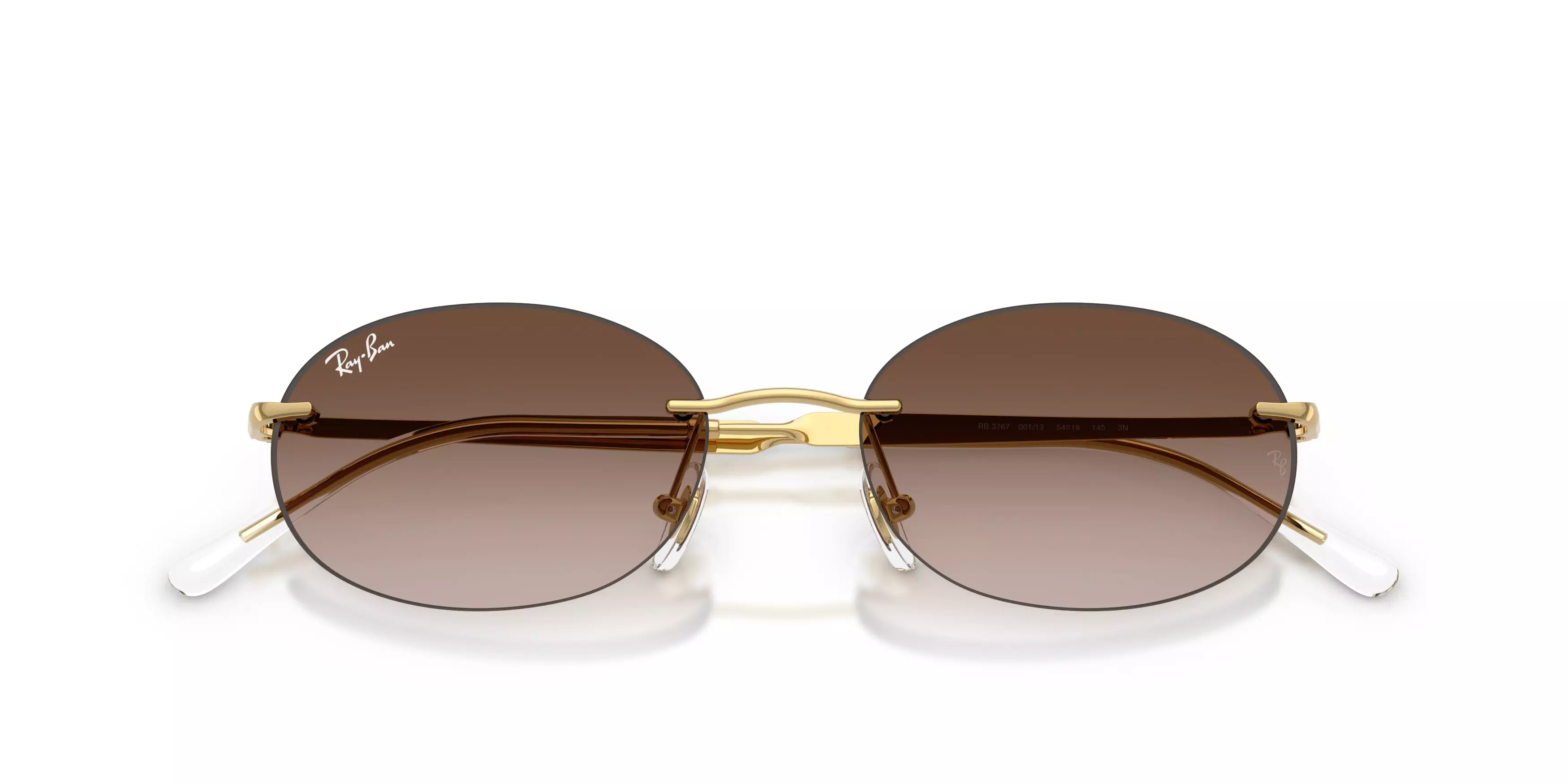 Ray-Ban RB3767 Brown Gradient Sunglasses – Arista Gold - GOLD/BROWN