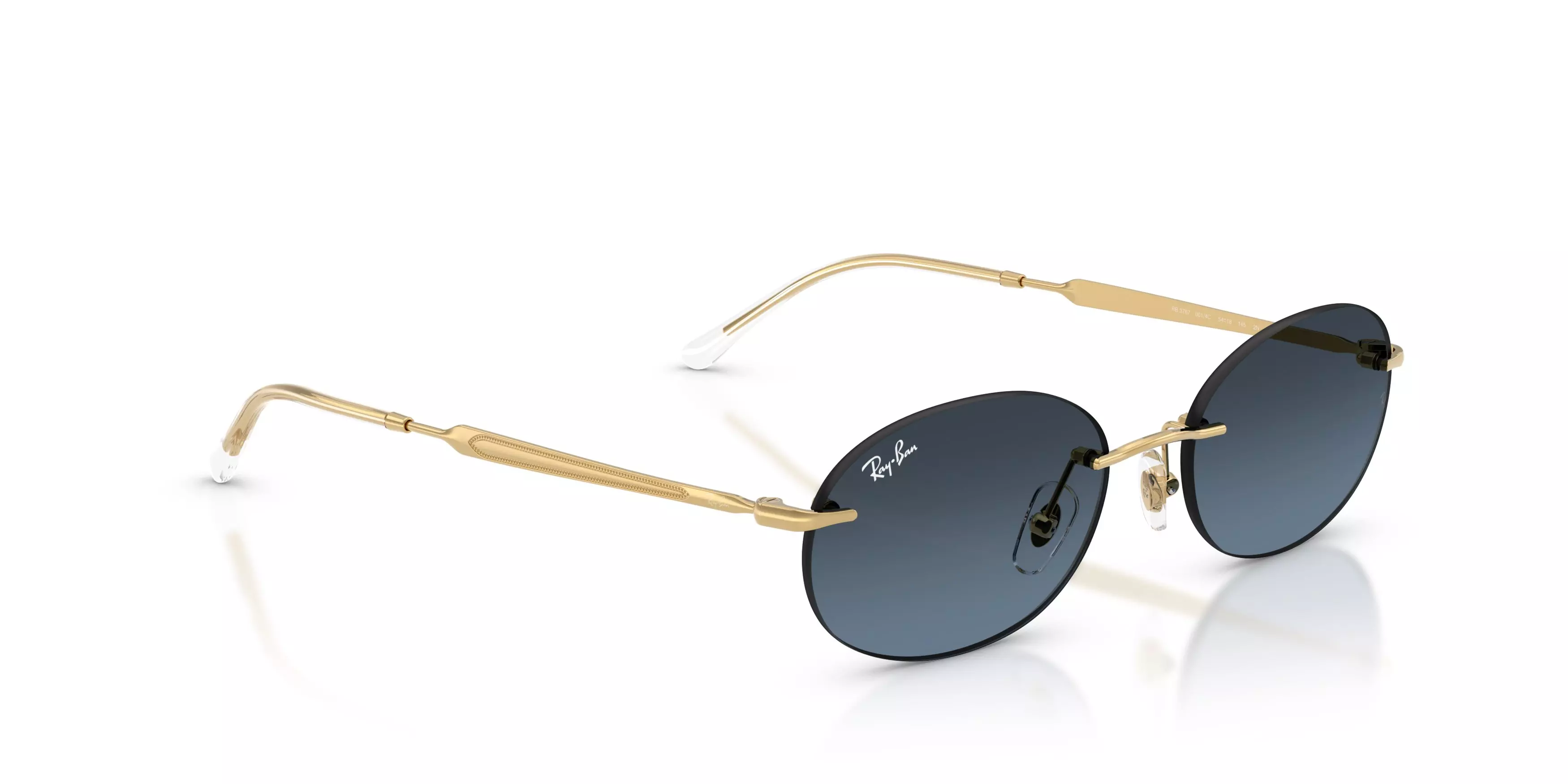 Ray-Ban RB3767 Blue Gradient Dark Grey Sunglasses – Arista Gold - GOLD