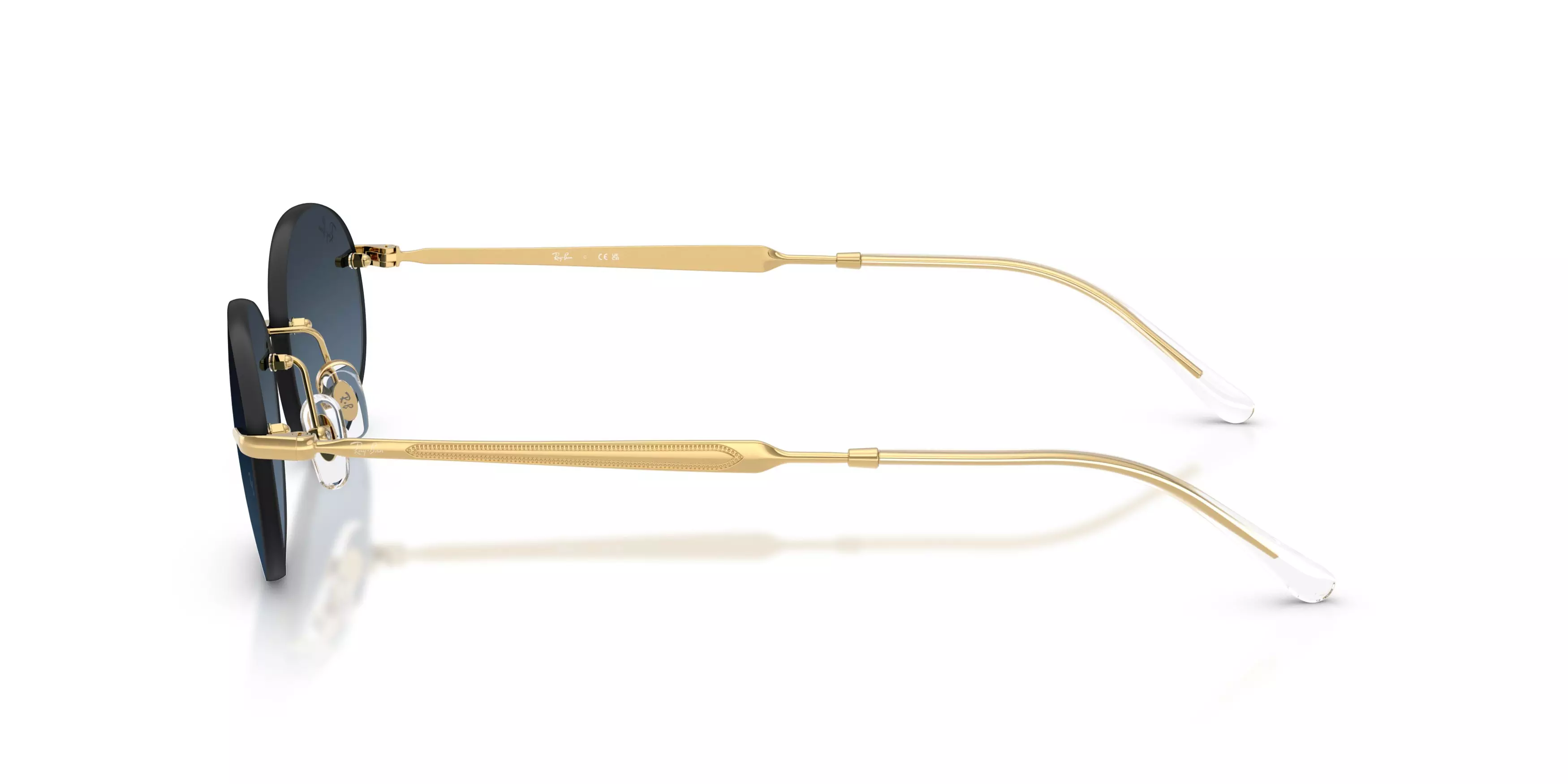 Ray-Ban RB3767 Blue Gradient Dark Grey Sunglasses – Arista Gold - GOLD