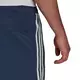 adidas Men's Navy/White Designed 2 Move 3-Stripes Primeblue Shorts (Extended Sizes) - NAVY/WHITE Thumbnail View 3