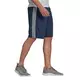 adidas Men's Navy/White Designed 2 Move 3-Stripes Primeblue Shorts (Extended Sizes) - NAVY/WHITE Thumbnail View 1