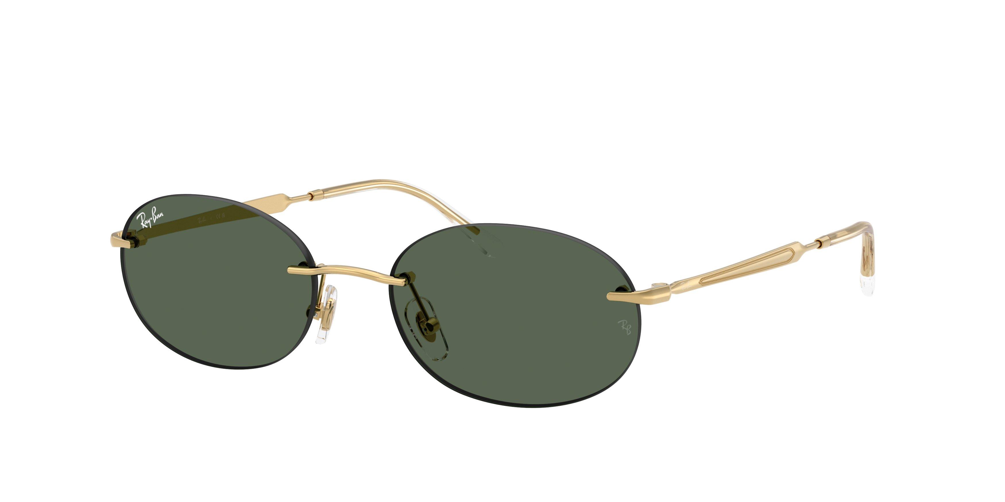Ray-Ban RB3767 Dark Green Sunglasses &ndash; Arista Gold - GOLD/GREEN Thumbnail View 1