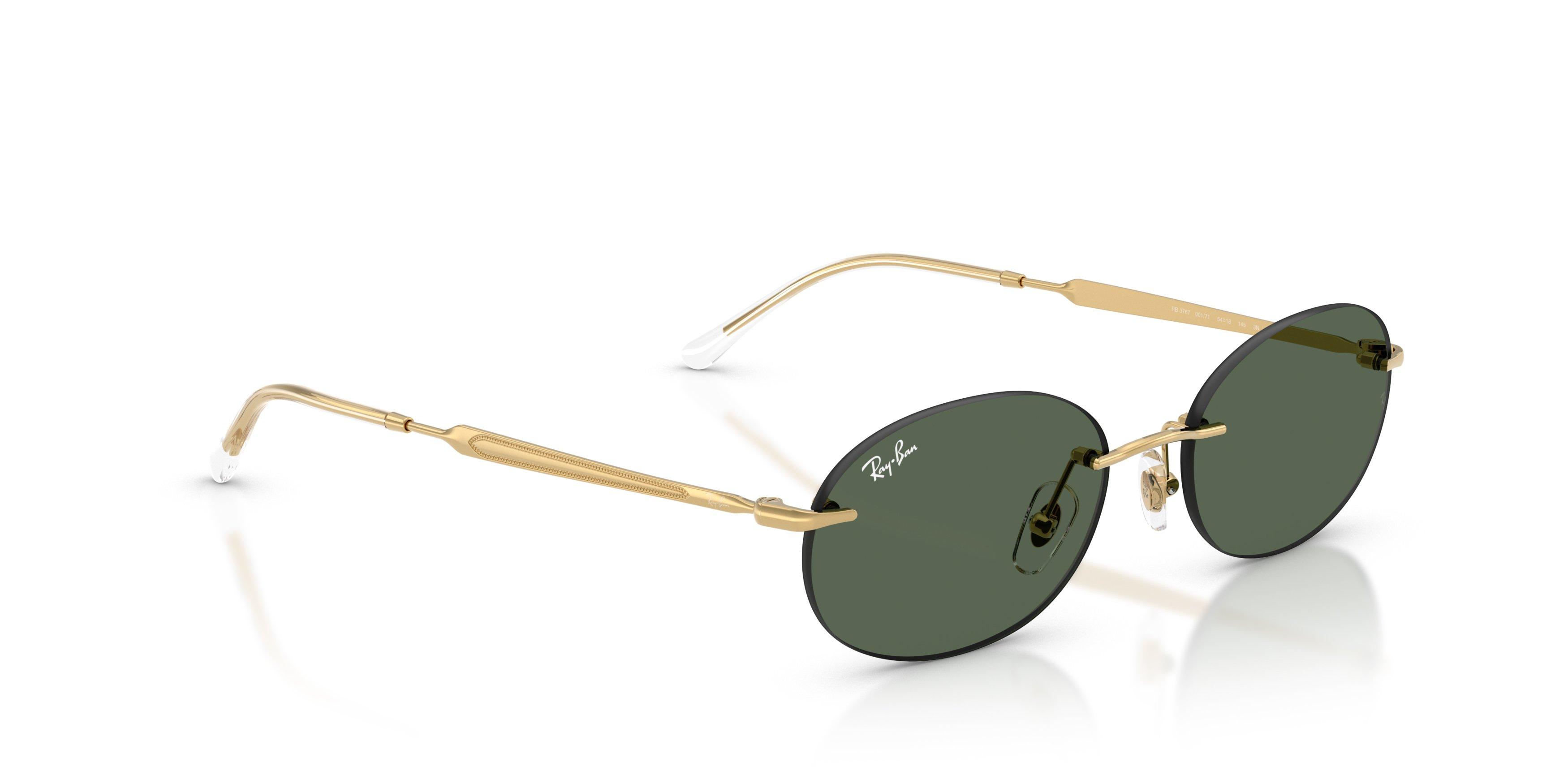 Ray-Ban RB3767 Dark Green Sunglasses &ndash; Arista Gold - GOLD/GREEN Thumbnail View 4