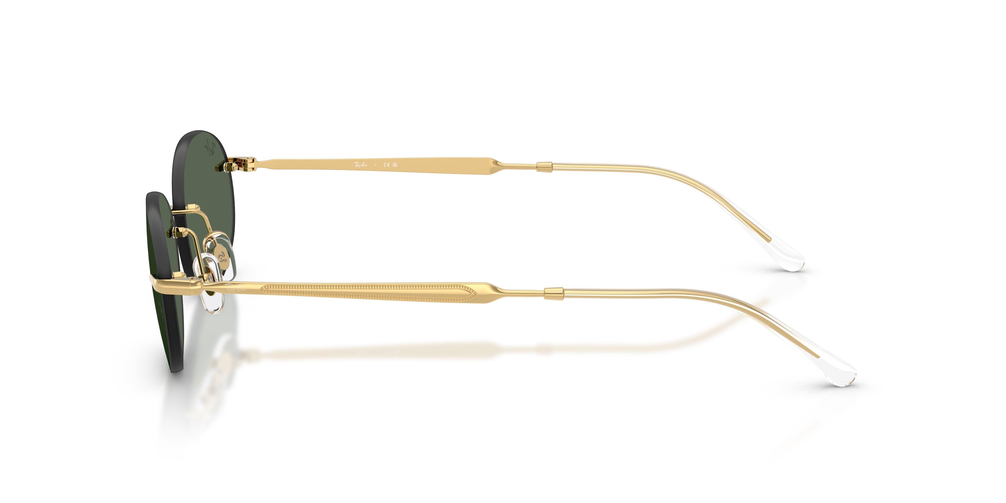 Ray-Ban RB3767 Dark Green Sunglasses &ndash; Arista Gold - GOLD/GREEN Thumbnail View 5