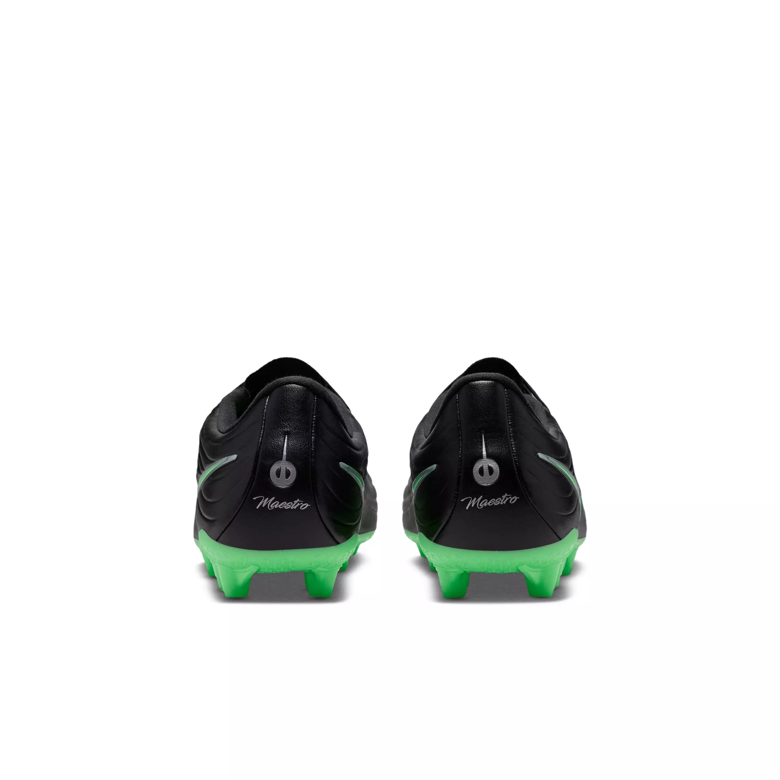 Nike Tiempo Maestro Academy AG "Black/Black/Illusion Green" Men's Soccer Cleat - BLACK/BLACK/GREEN