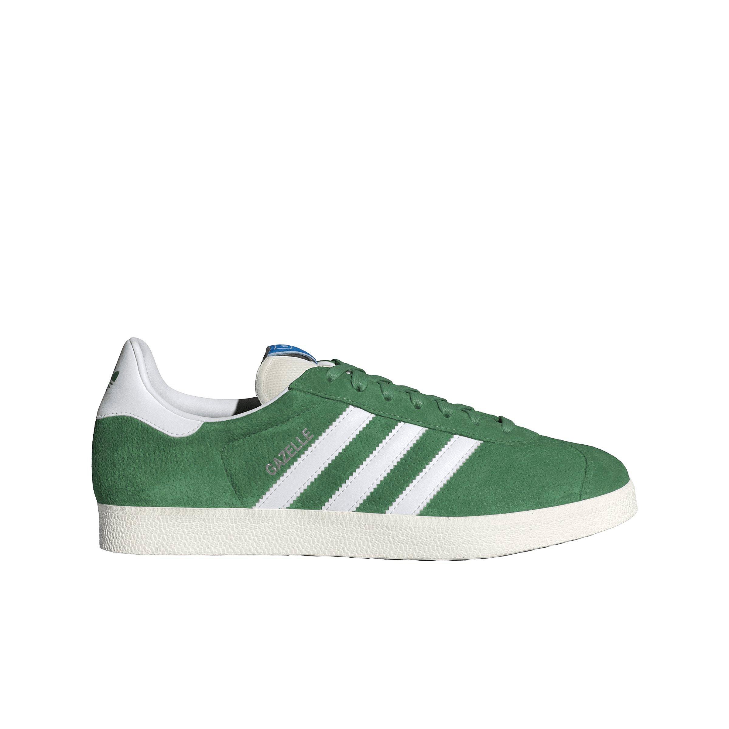 adidas Originals Gazelle "Preloved Green/Ftwr White/Core White" Men's Shoe - GREEN/WHITE/WHITE Thumbnail View 1