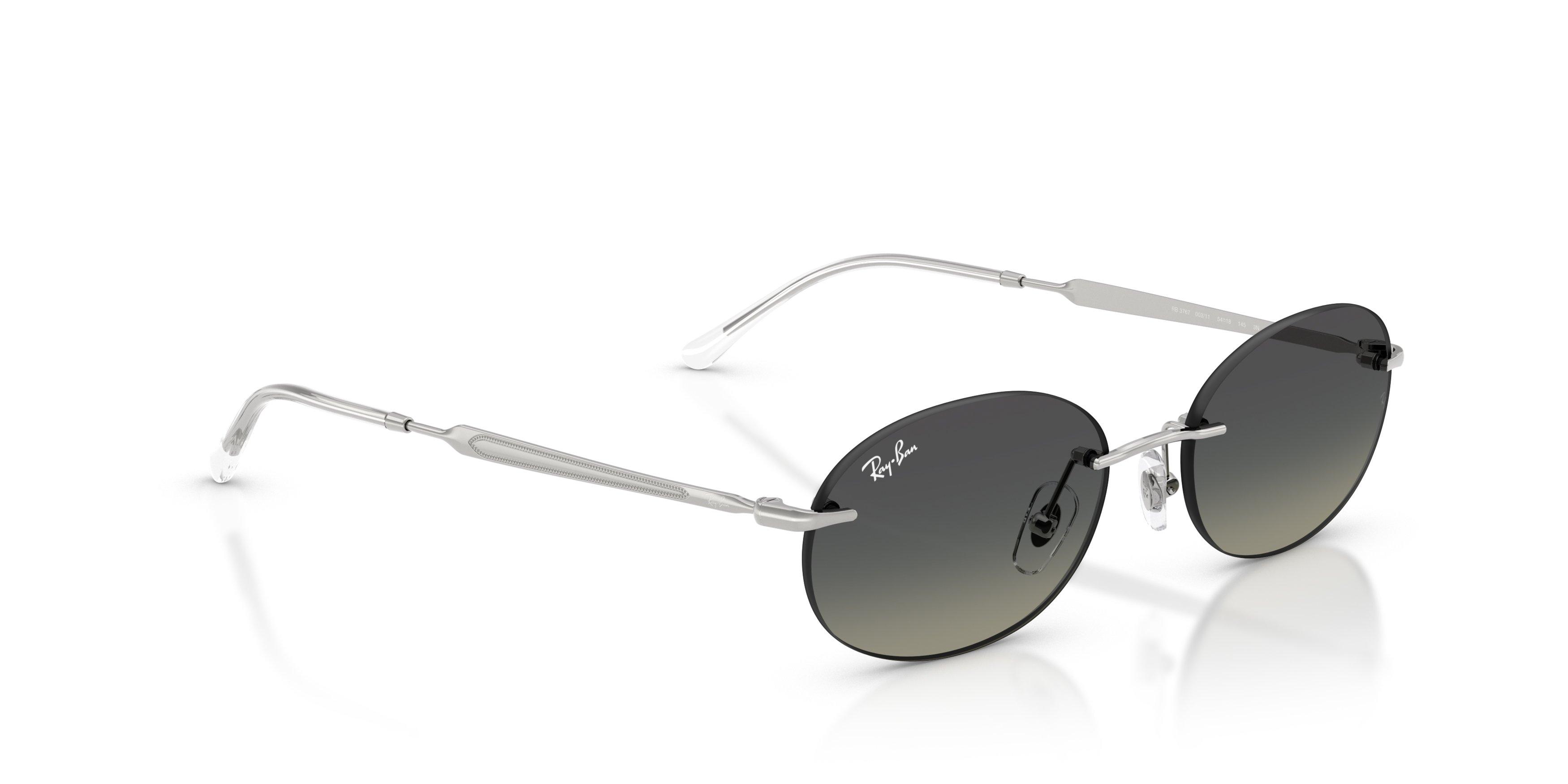 Ray-Ban RB3767 Grey Gradient Sunglasses &ndash; Silver - SILVER Thumbnail View 4