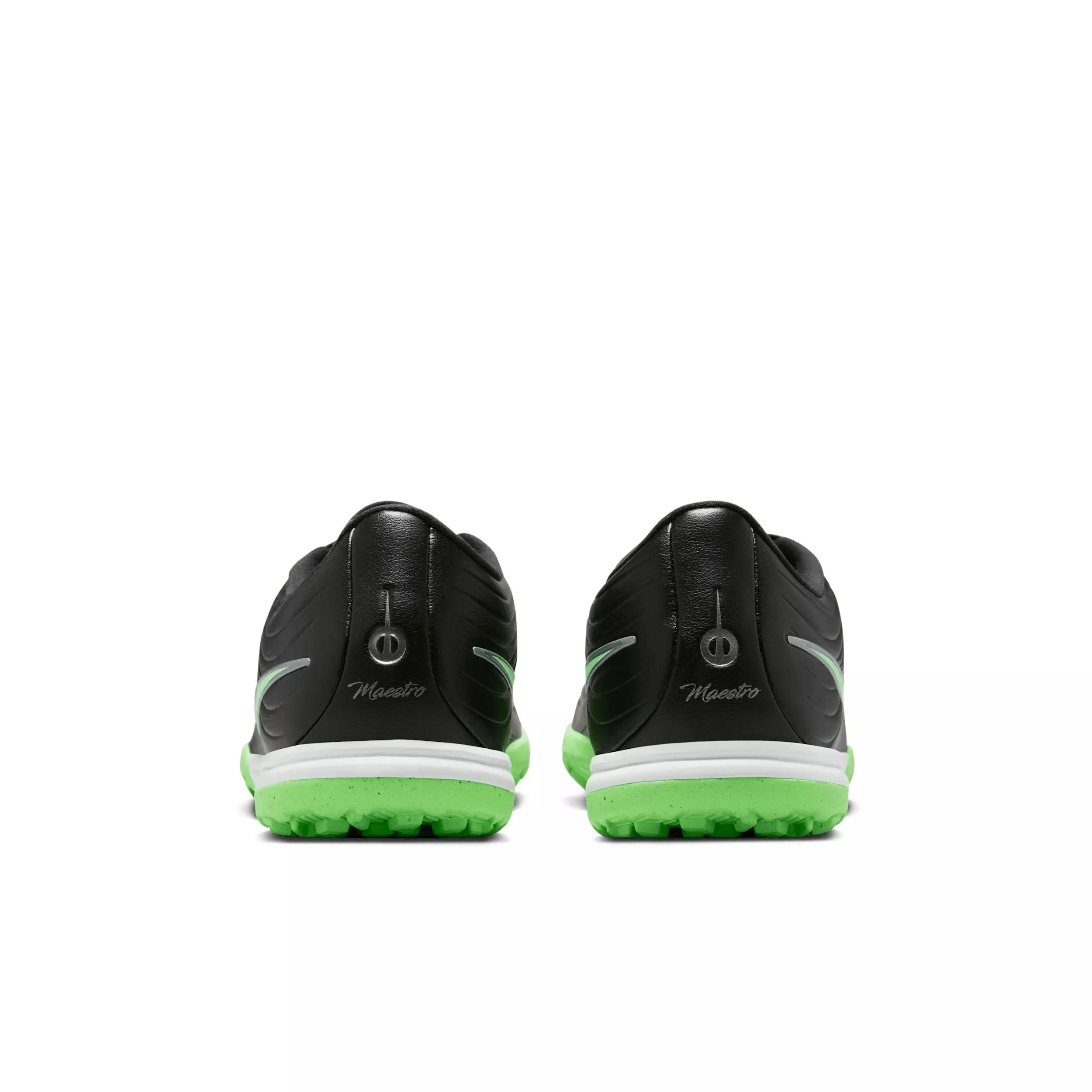 Nike Tiempo Maestro Academy Turf "Black/Black/Illusion Green" Men's Soccer Shoe - BLACK/BLACK/GREEN