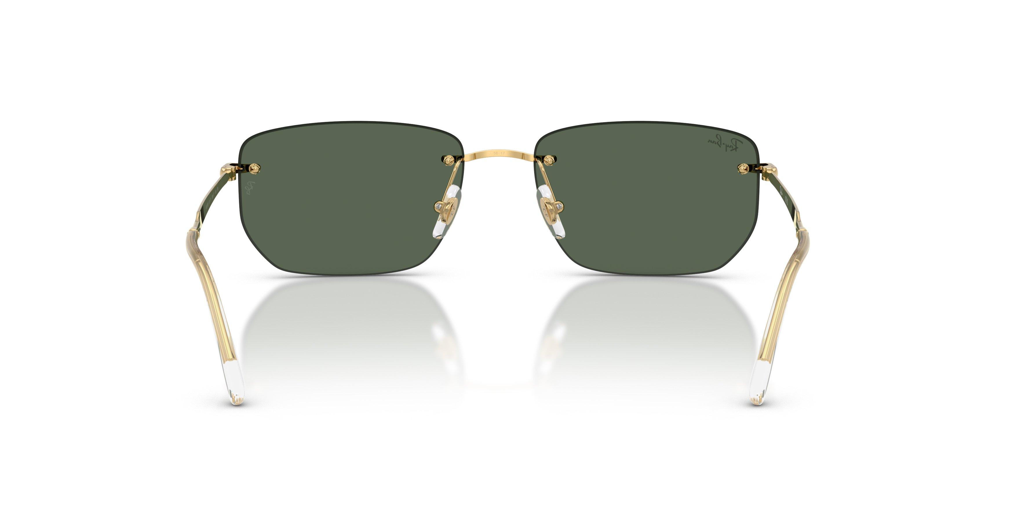 Ray-Ban RB3768 Dark Green Sunglasses &ndash; Arista Gold - GOLD/GREEN Thumbnail View 3